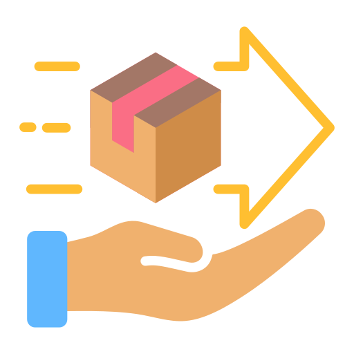 entrega icono gratis