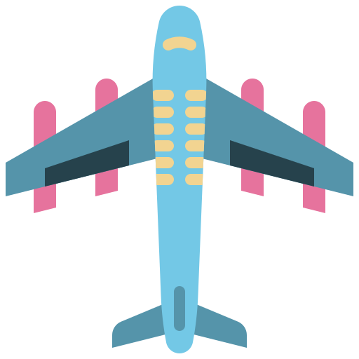 avión icono gratis