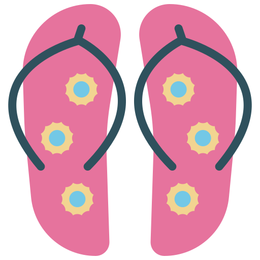 chanclas icono gratis