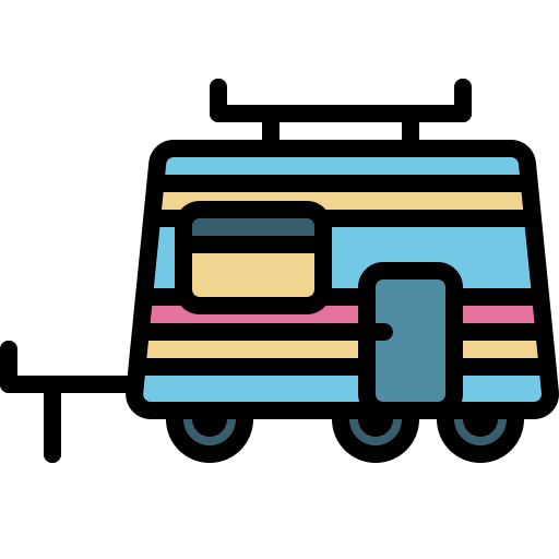 caravana icono gratis