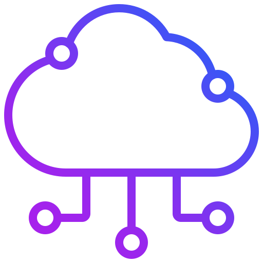 computación en la nube icono gratis