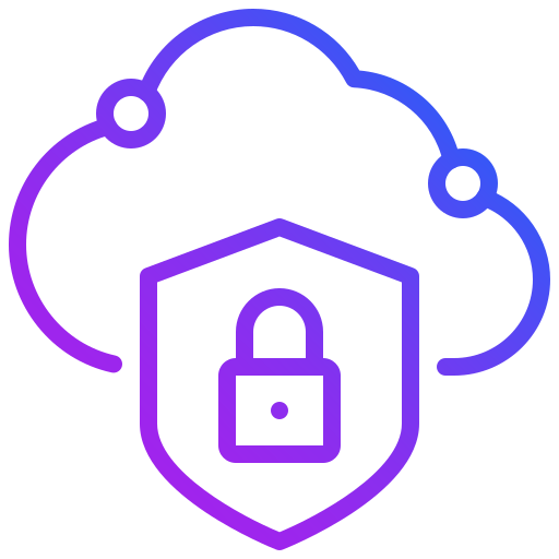 protección en la nube icono gratis