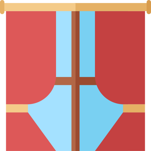 cortinas icono gratis