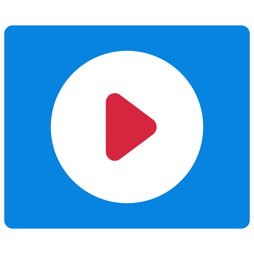 reproductor de video icono gratis