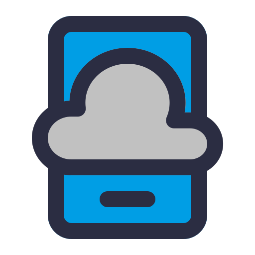 servicio de almacenamiento en la nube icono gratis