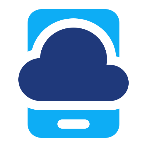 servicio de almacenamiento en la nube icono gratis