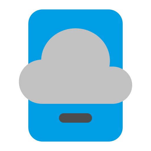 servicio de almacenamiento en la nube icono gratis