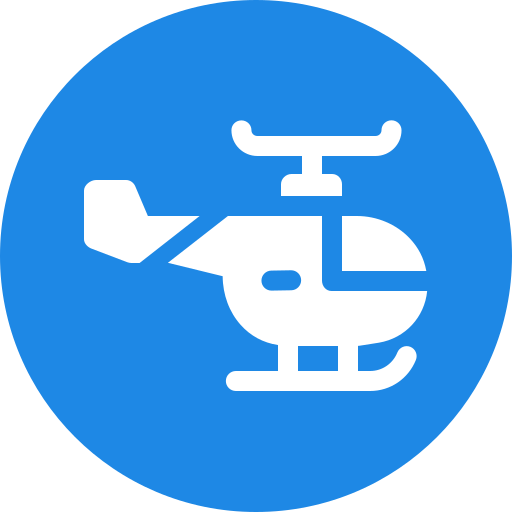 helicóptero icono gratis