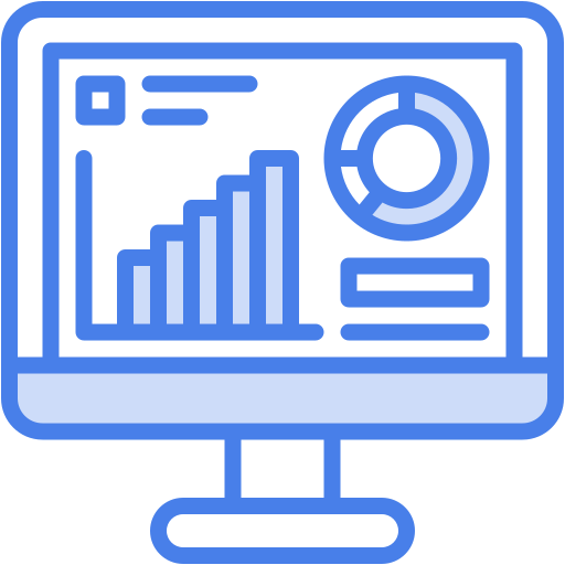 visualización de datos icono gratis