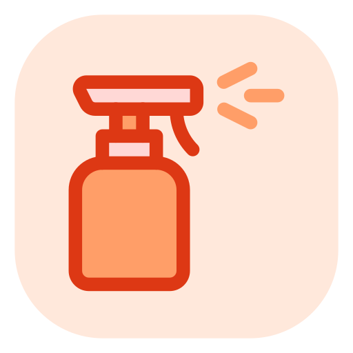 botella de spray icono gratis