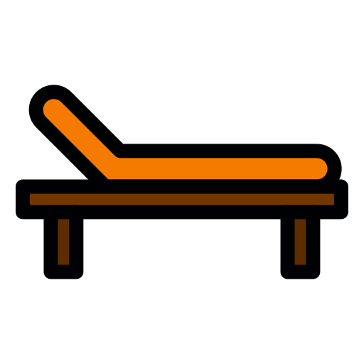 silla de playa icono gratis