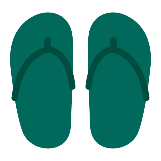 chanclas icono gratis