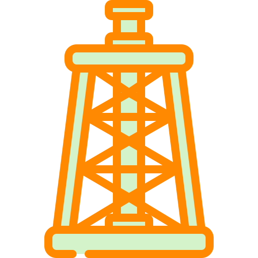 torre petrolera icono gratis