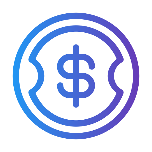 Dollar free icon Dollar free icon