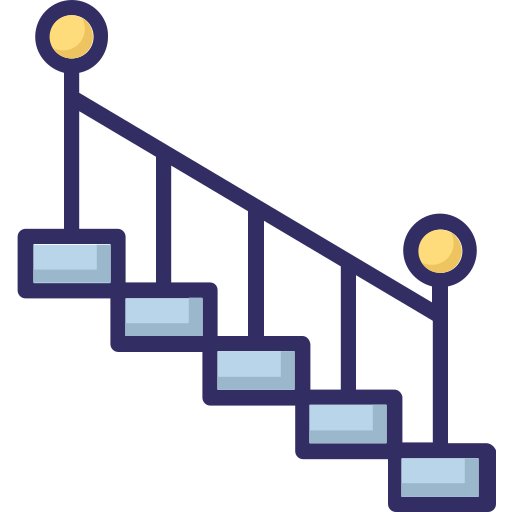 escaleras icono gratis