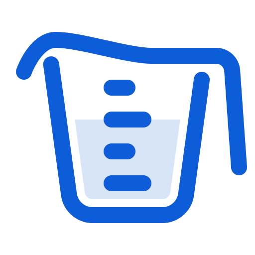 taza medidora icono gratis