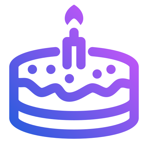 pastel de cumpleaños icono gratis