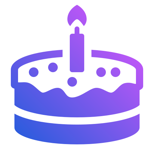 pastel de cumpleaños icono gratis