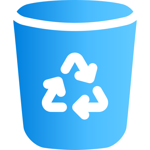 papelera de reciclaje icono gratis