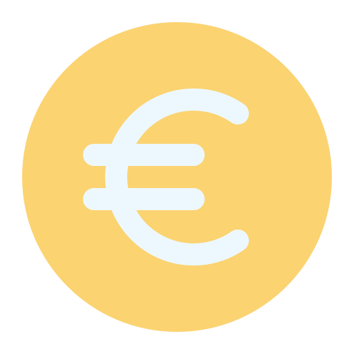 euro icono gratis