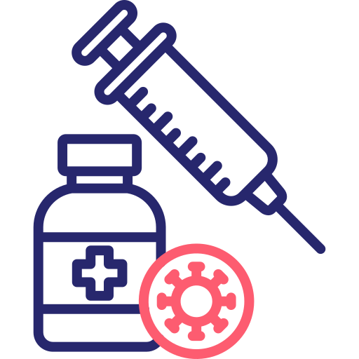 Vaccine free icon Vaccine free icon