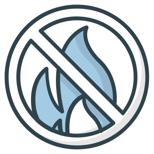 Flame free icon