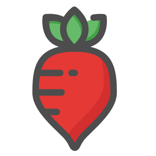 rábano icono gratis