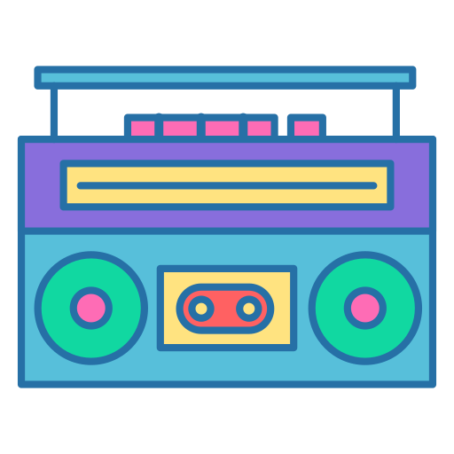 boombox icono gratis