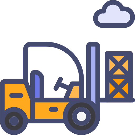 Forklift Berkahicon Lineal Color icon