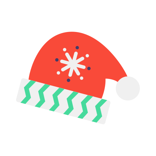 chapeau de noël Icône gratuit