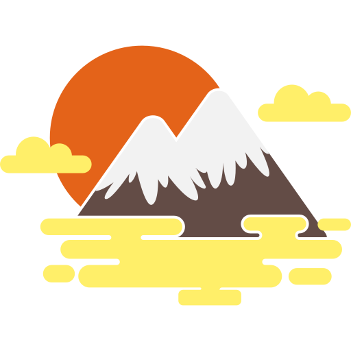 monte fuji icono gratis