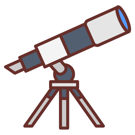 Telescope free icon