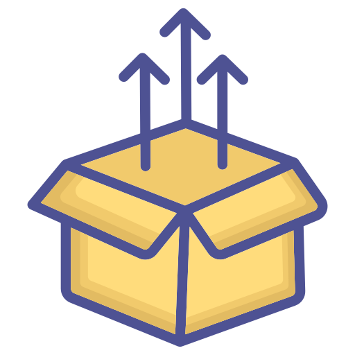 catálogo de cajas icono gratis