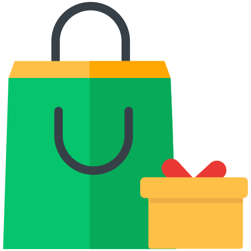 presente de compras grátis ícone