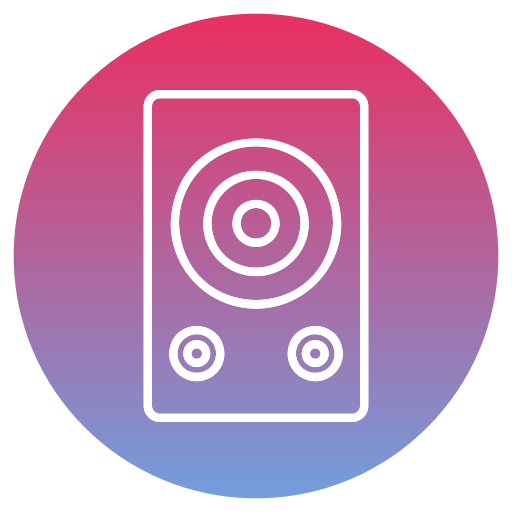 altavoz de audio icono gratis