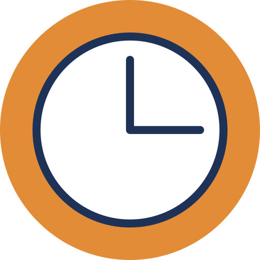 reloj de pared icono gratis