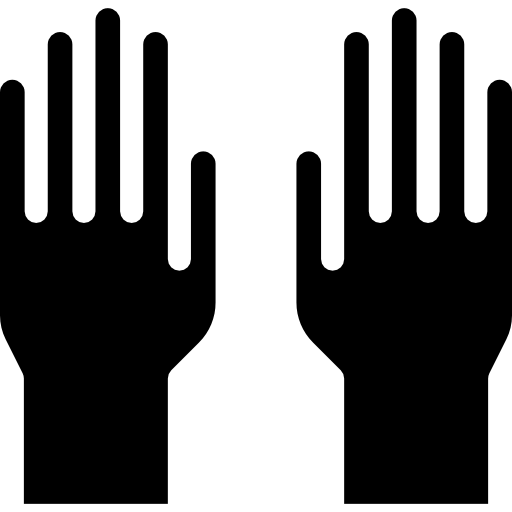 Gloves Curved Fill icon