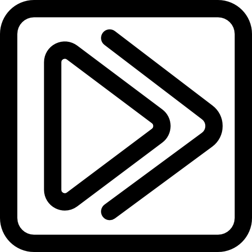 avance rápido icono gratis