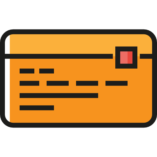 Credit card Detailed Straight Lineal color icon