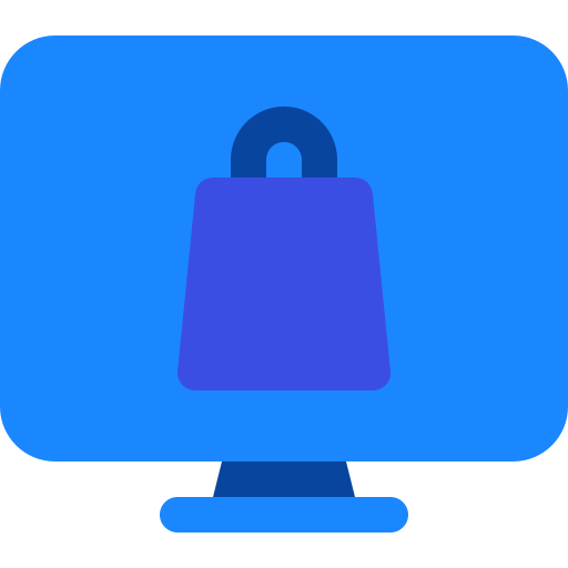 Tienda online icono gratis