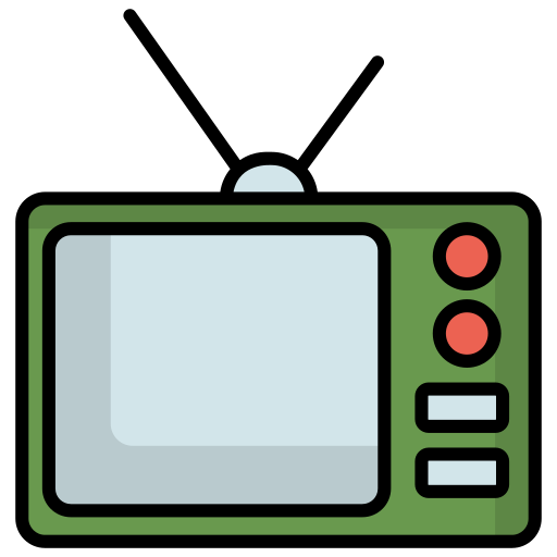 Écran de télévision Icône gratuit Écran de télévision Icône gratuit