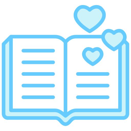 livre romantique Icône gratuit livre romantique Icône gratuit