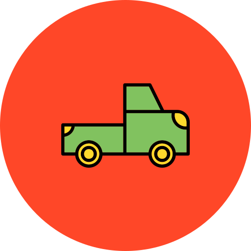 픽업 차량 무료 아이콘