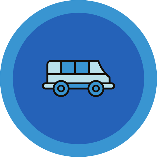 Camper van free icon
