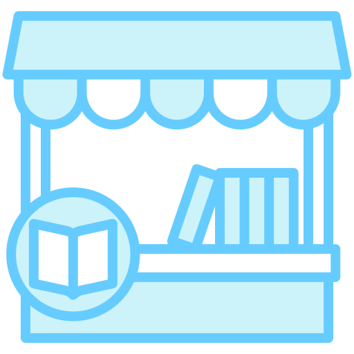 feria del libro icono gratis