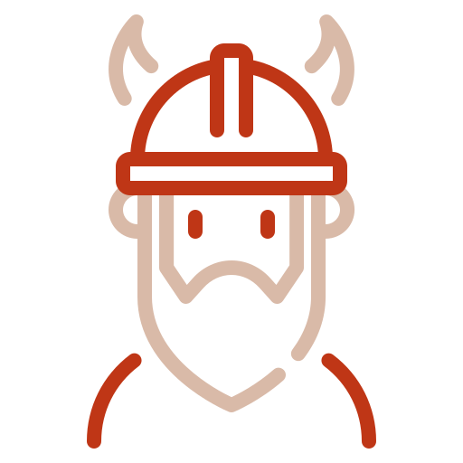 vikingo icono gratis
