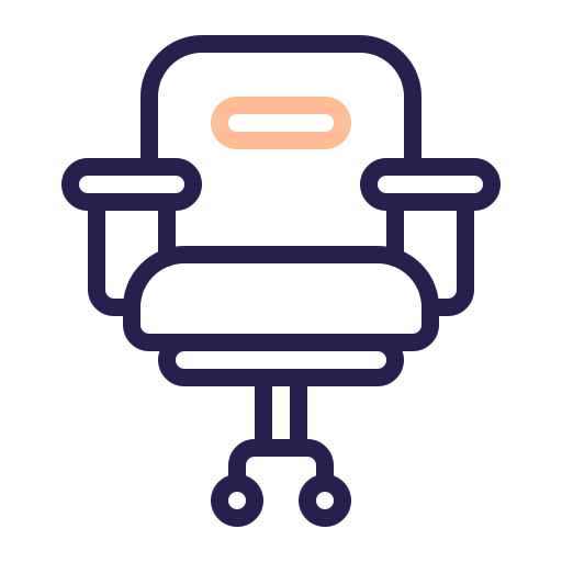 silla gaming icono gratis