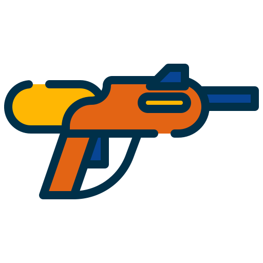 pistola de agua icono gratis