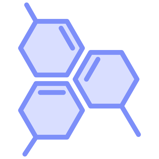 estructura de la molécula icono gratis