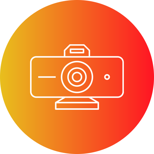 cámara web icono gratis